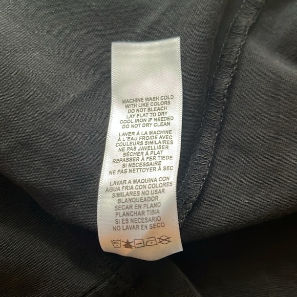 NWT. FRAME Research & Development Long Sleeve Tee Shirt in Noir Black Size Large - Picture 13 of 13